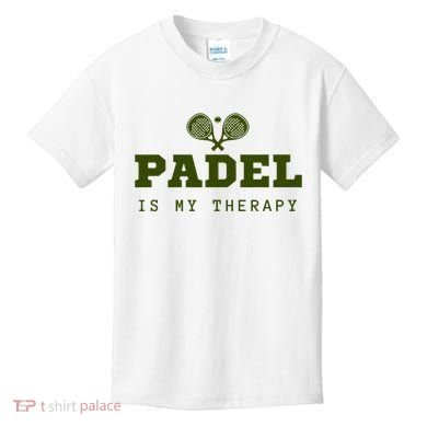 Padel Is My Therapy Kids T-Shirt
