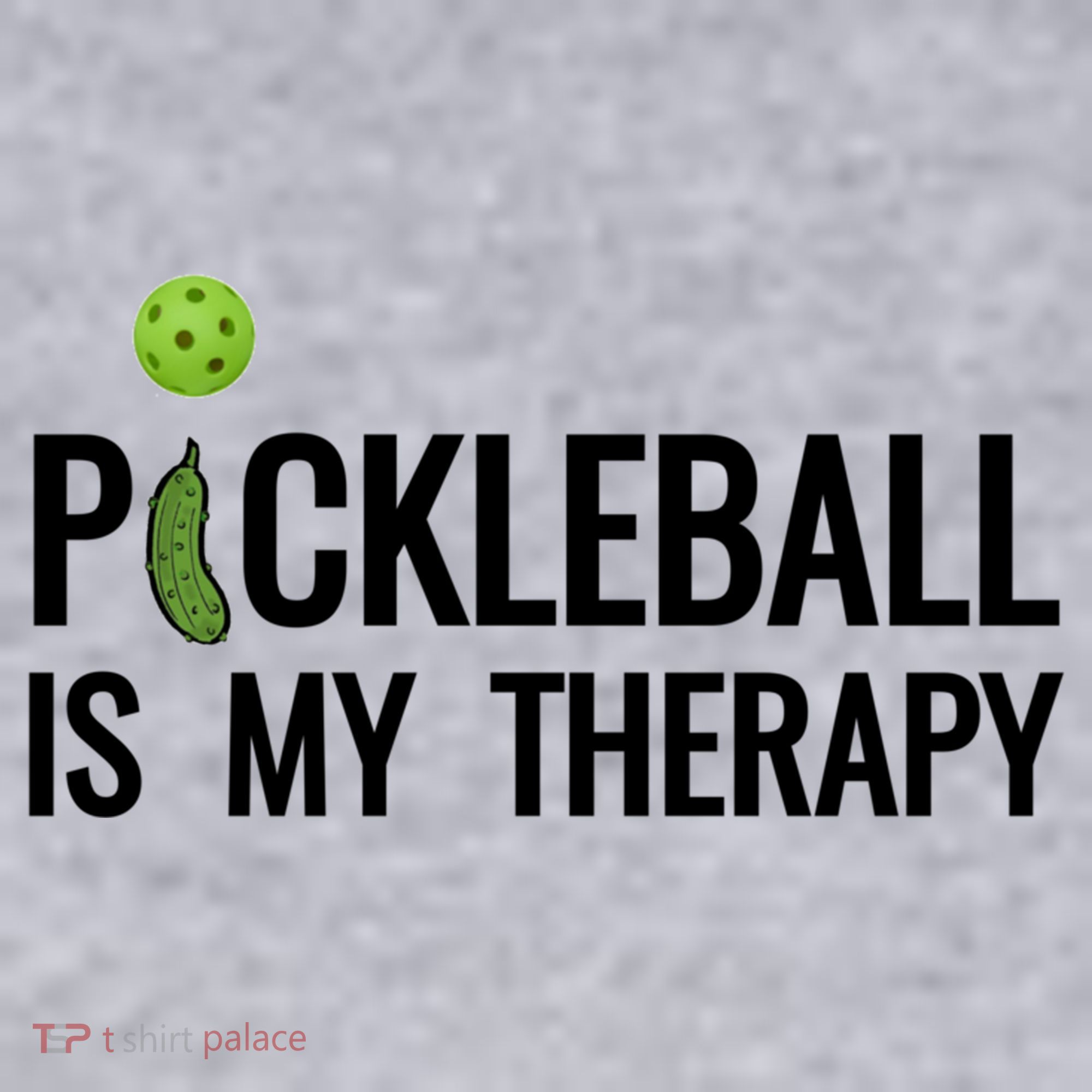 Pickleball Is My Therapy Funny Pickleball Players Gift Women's Sweatshirt