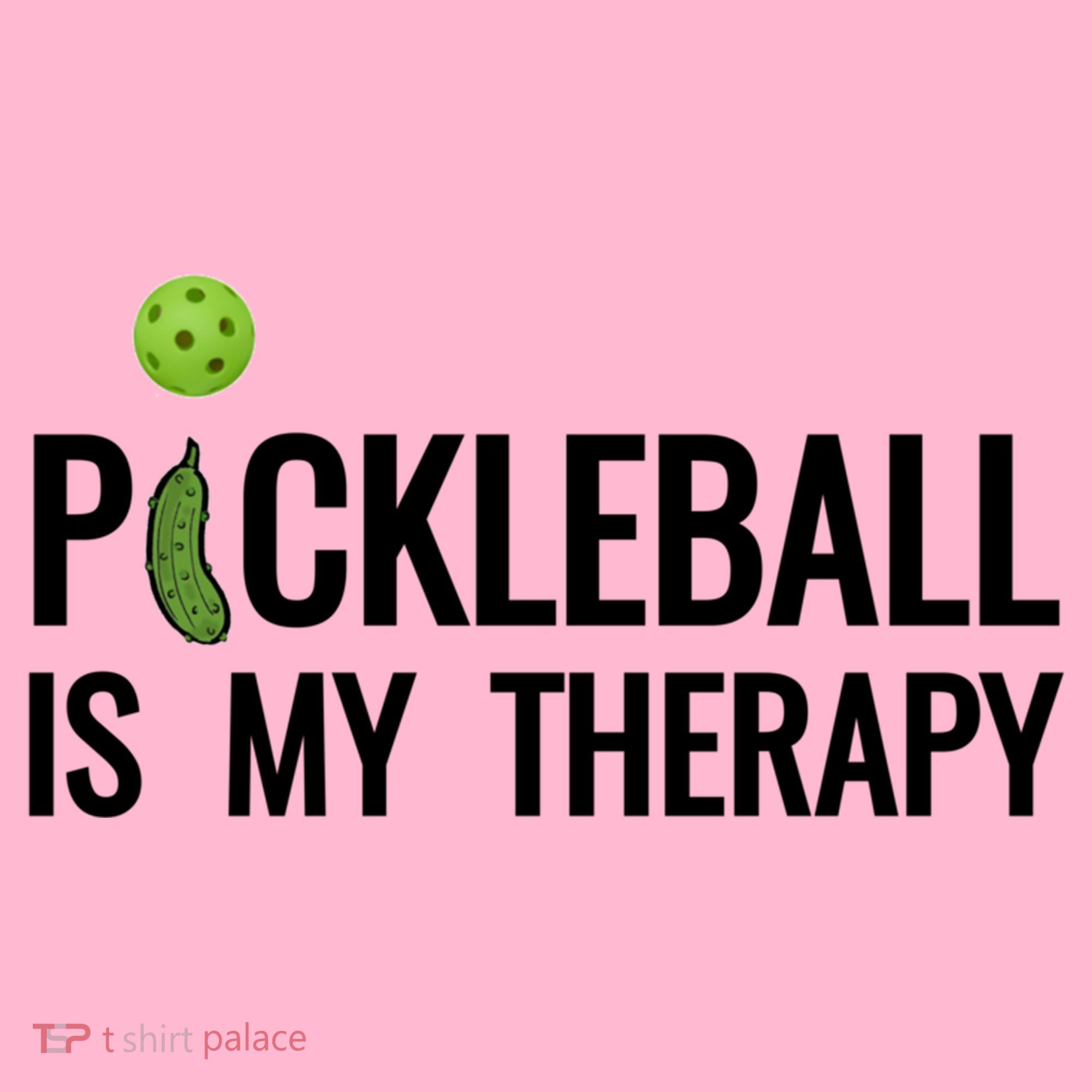 Pickleball Is My Therapy Funny Pickleball Players Gift Coaster