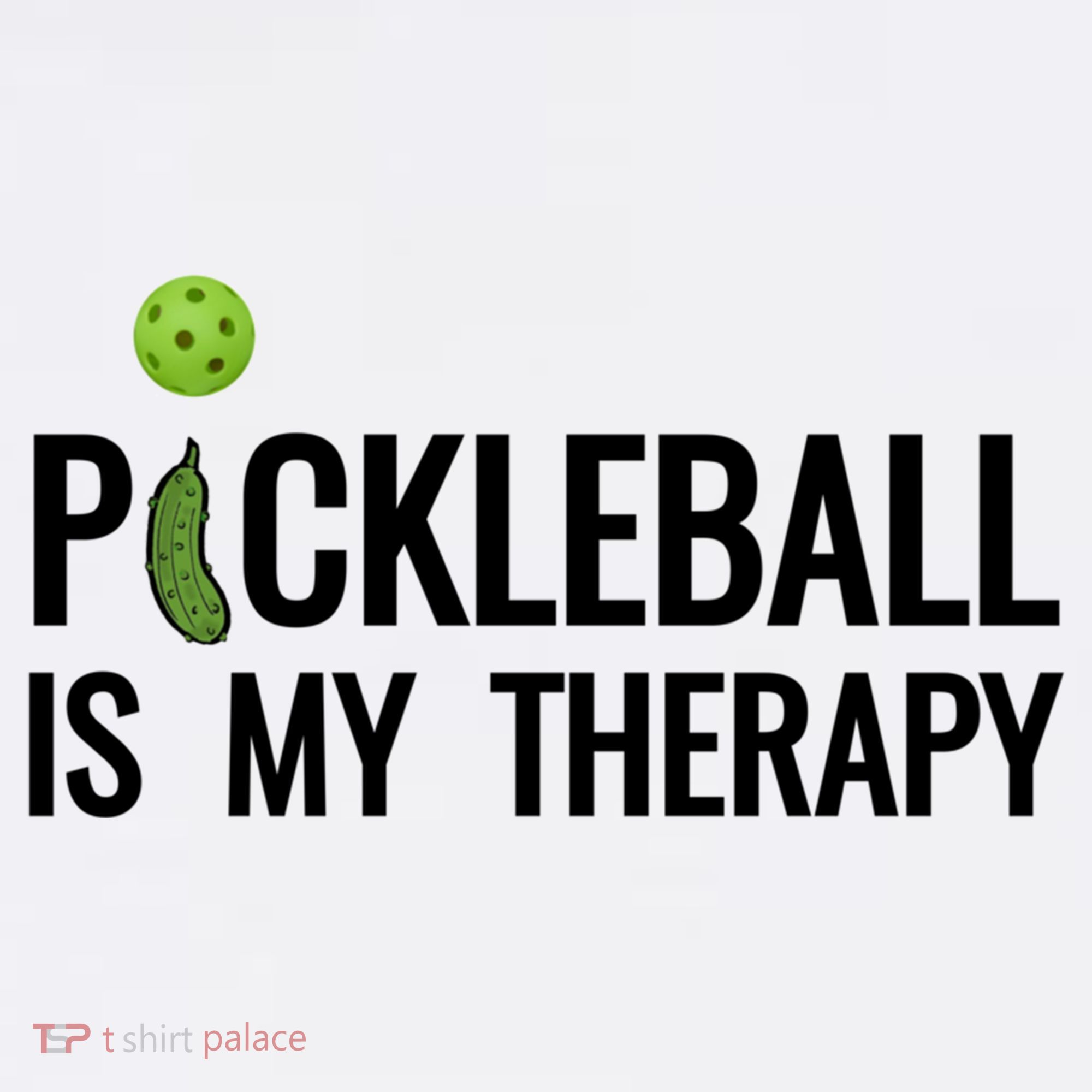Pickleball Is My Therapy Funny Pickleball Players Gift Women's Hoodie