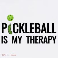 Pickleball Is My Therapy Funny Pickleball Players Gift Women's Tank Top thumb 5