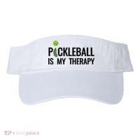 Pickleball Is My Therapy Funny Pickleball Players Gift Visor thumb 0