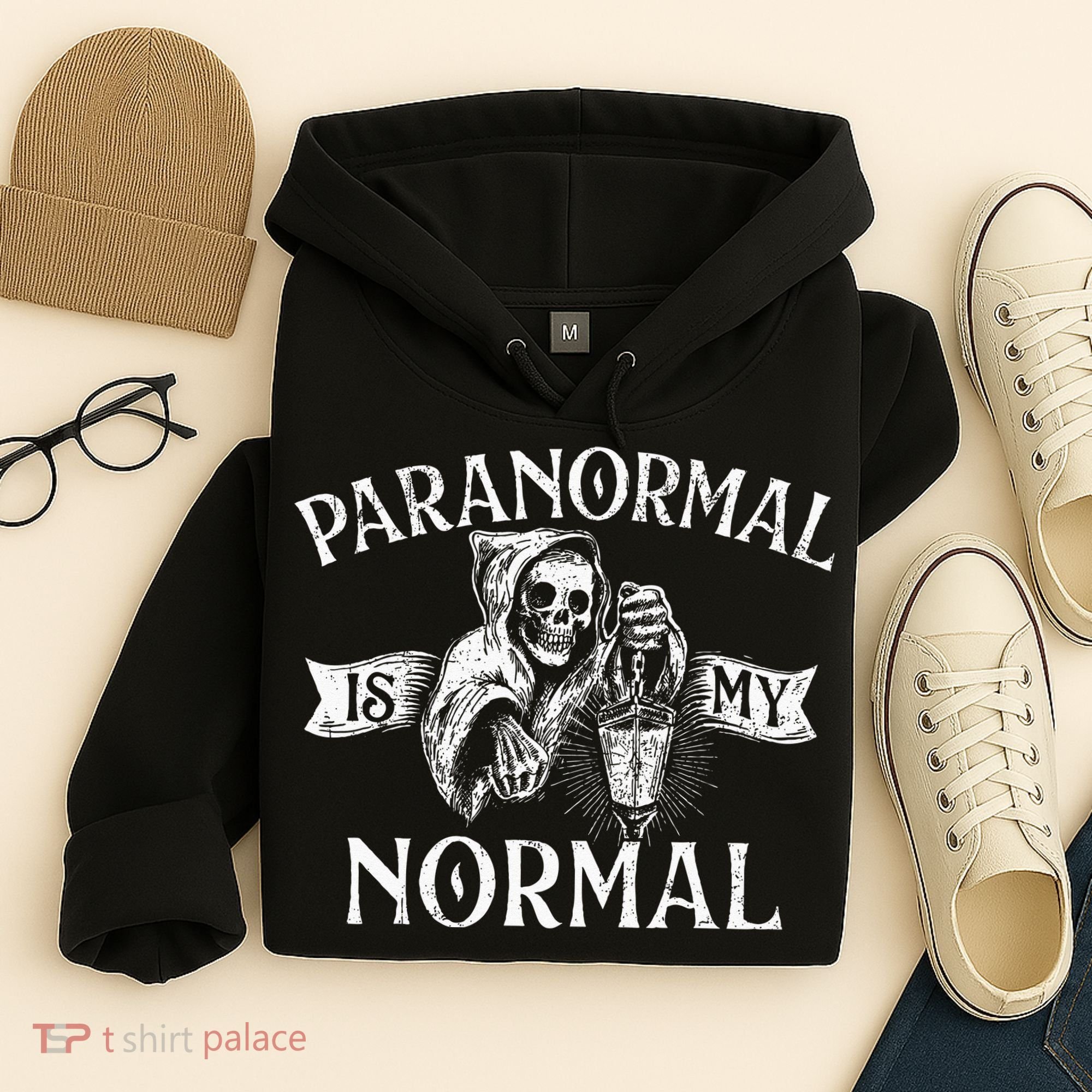 Paranormal Is My Normal Phantom Ghost Hunting Halloween Hoodie