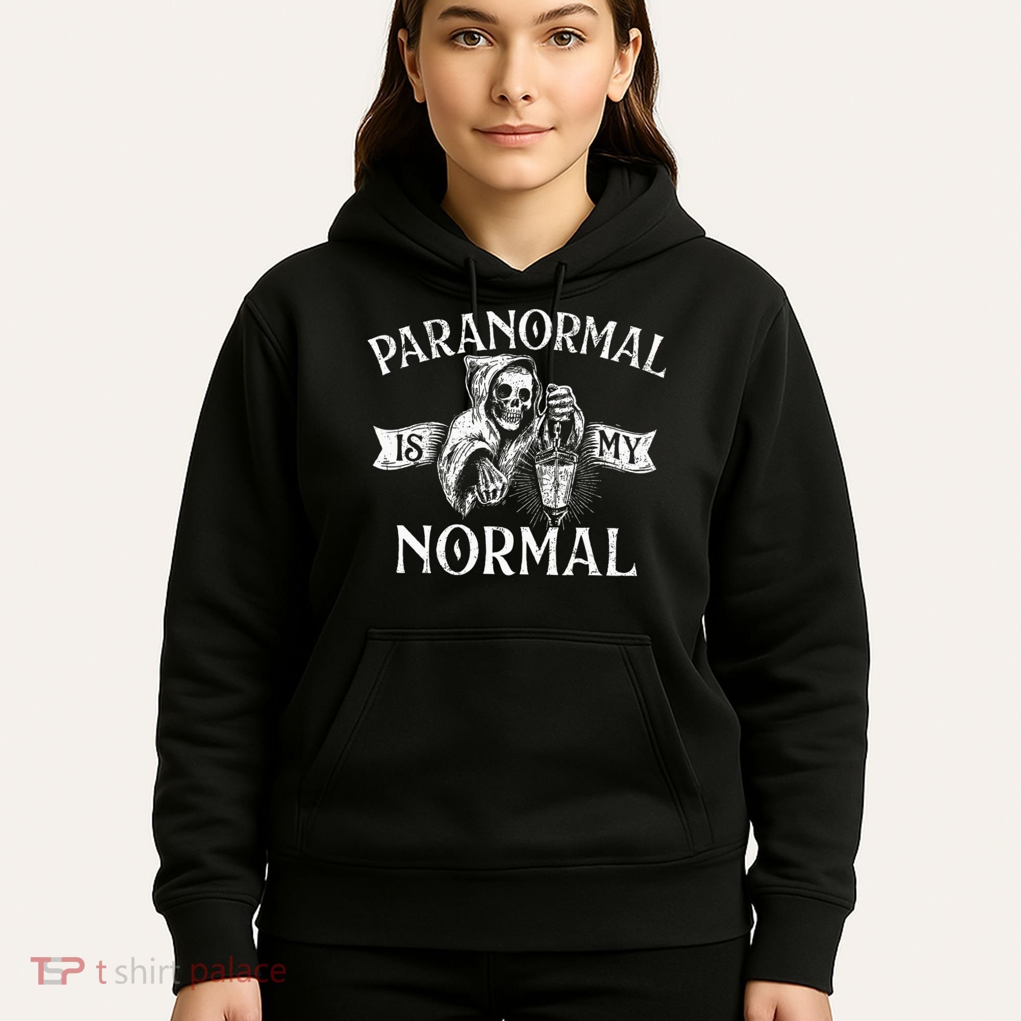 Paranormal Is My Normal Phantom Ghost Hunting Halloween Hoodie