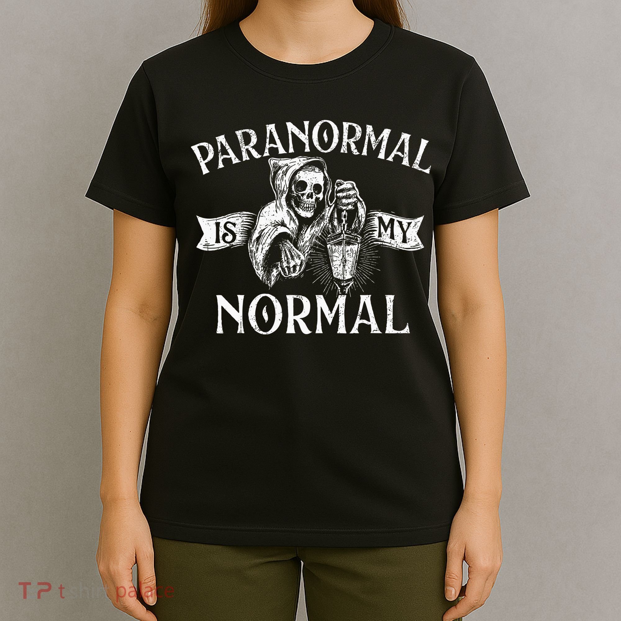 Paranormal Is My Normal Phantom Ghost Hunting Halloween T-Shirt