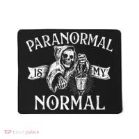 Paranormal Is My Normal Phantom Ghost Hunting Halloween Mousepad thumb 0