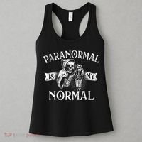 Paranormal Is My Normal Phantom Ghost Hunting Halloween Women's Tank Top thumb 3