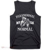 Paranormal Is My Normal Phantom Ghost Hunting Halloween Tank Top thumb 0
