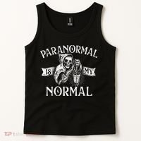 Paranormal Is My Normal Phantom Ghost Hunting Halloween Tank Top thumb 2