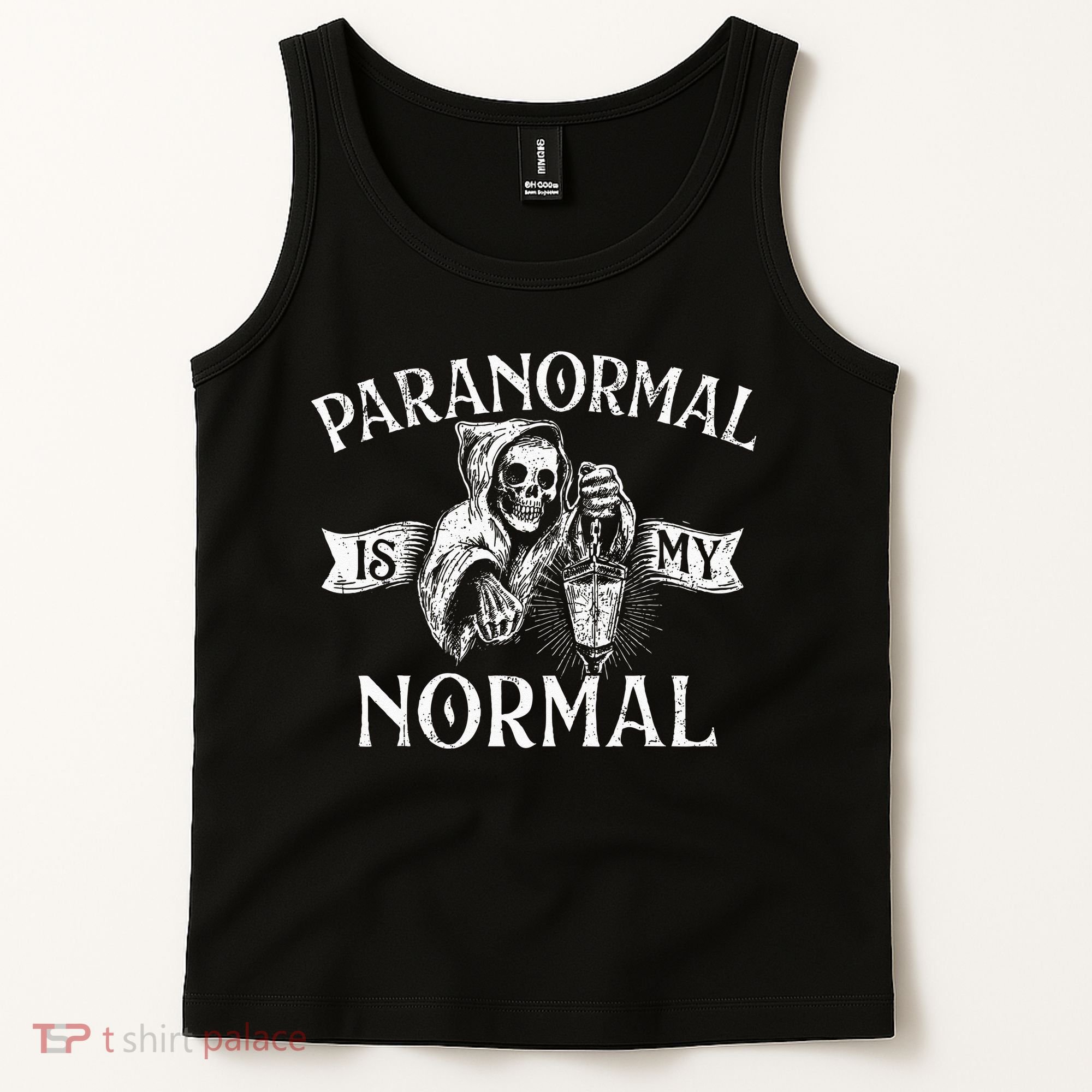 Paranormal Is My Normal Phantom Ghost Hunting Halloween Tank Top