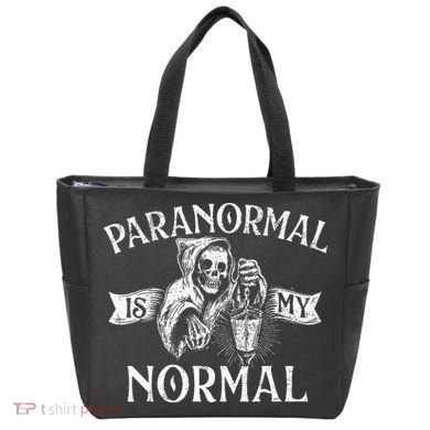 Paranormal Is My Normal Phantom Ghost Hunting Halloween Tote Bag
