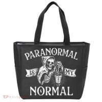 Paranormal Is My Normal Phantom Ghost Hunting Halloween Tote Bag thumb 0