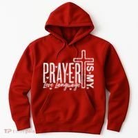 Prayer Is My Love Language Christian Quote Hoodie thumb 0