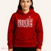 Prayer Is My Love Language Christian Quote Hoodie thumb 5