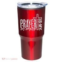 Prayer Is My Love Language Christian Quote Tumbler thumb 0