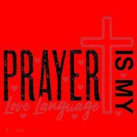 Prayer Is My Love Language Christian Quote Santa Hat thumb 1