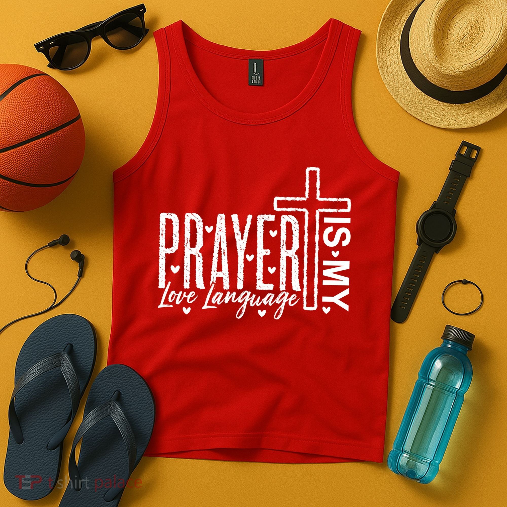 Prayer Is My Love Language Christian Quote Tank Top