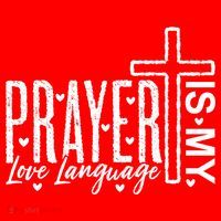 Prayer Is My Love Language Christian Quote Visor thumb 3