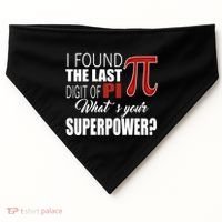 Pi In Math 3 14 Number Symbol For Math Teacher Pi Rate Great Gift USA-Made Doggie Bandana thumb 0