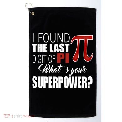 Pi In Math 3 14 Number Symbol For Math Teacher Pi Rate Great Gift Golf Towel