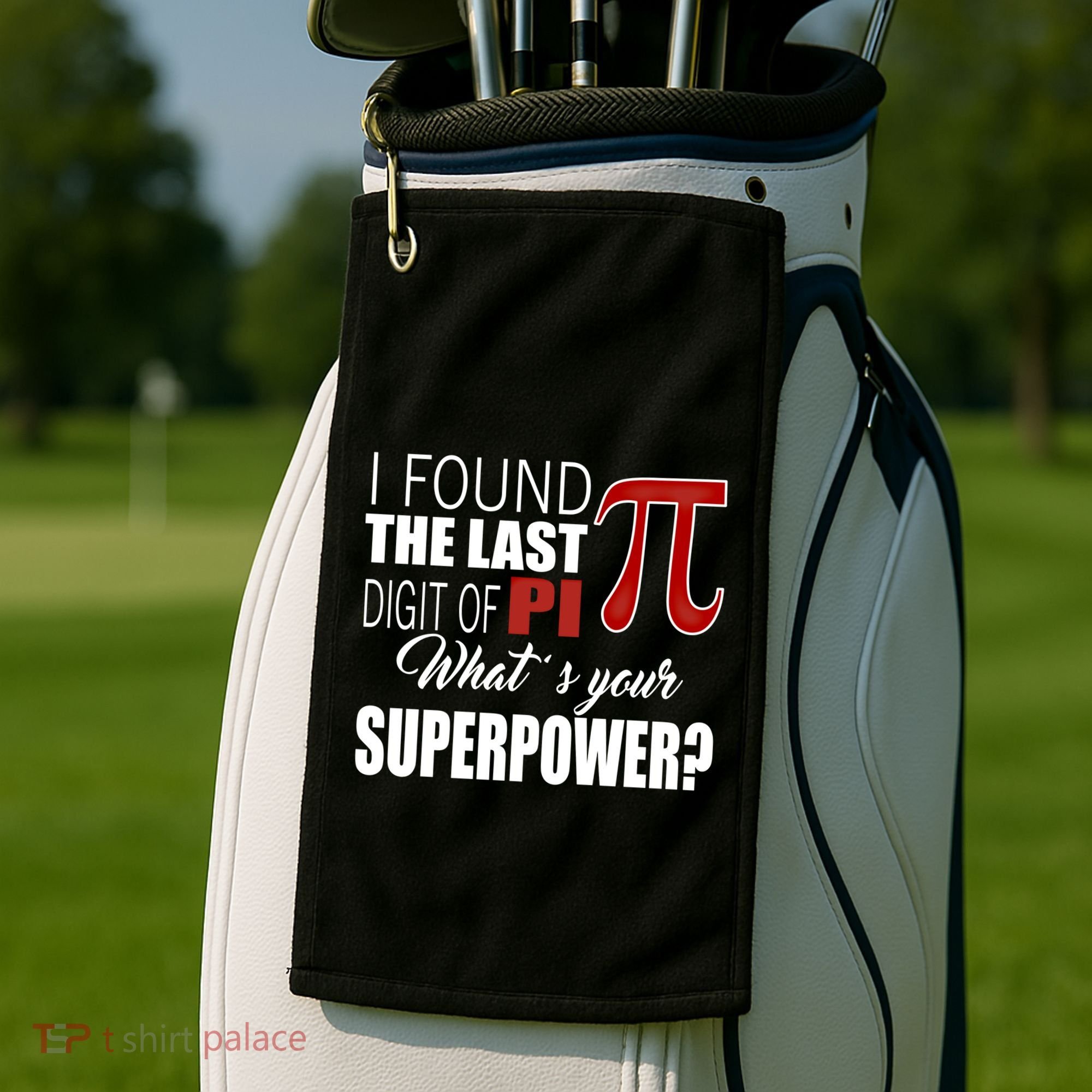 Pi In Math 3 14 Number Symbol For Math Teacher Pi Rate Great Gift Golf Towel