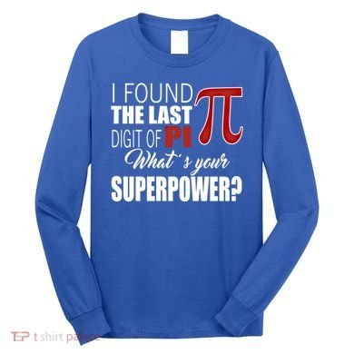 Pi In Math 3 14 Number Symbol For Math Teacher Pi Rate Great Gift Long Sleeve Shirt