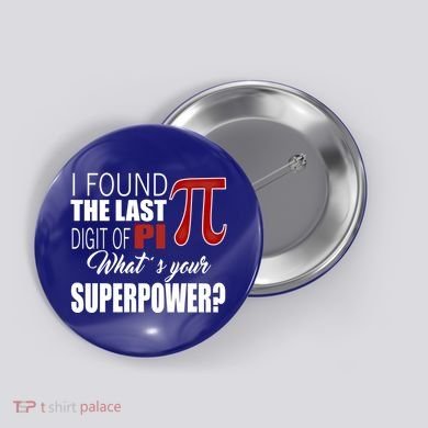Pi In Math 3 14 Number Symbol For Math Teacher Pi Rate Great Gift Button