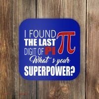 Pi In Math 3 14 Number Symbol For Math Teacher Pi Rate Great Gift Coaster thumb 0