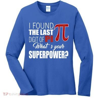 Pi In Math 3 14 Number Symbol For Math Teacher Pi Rate Great Gift Women's Long Sleeve Shirt