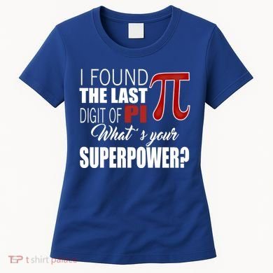 Pi In Math 3 14 Number Symbol For Math Teacher Pi Rate Great Gift Women's T-Shirt