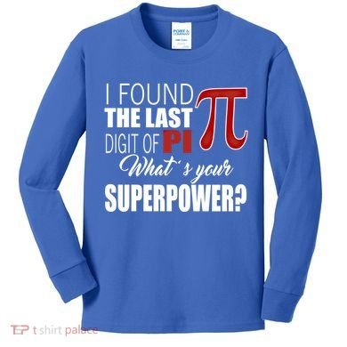 Pi In Math 3 14 Number Symbol For Math Teacher Pi Rate Great Gift Kids Long Sleeve Shirt