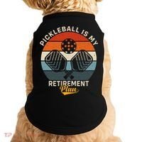 Pickleball Is My Retirement Plan Doggie Tank thumb 0