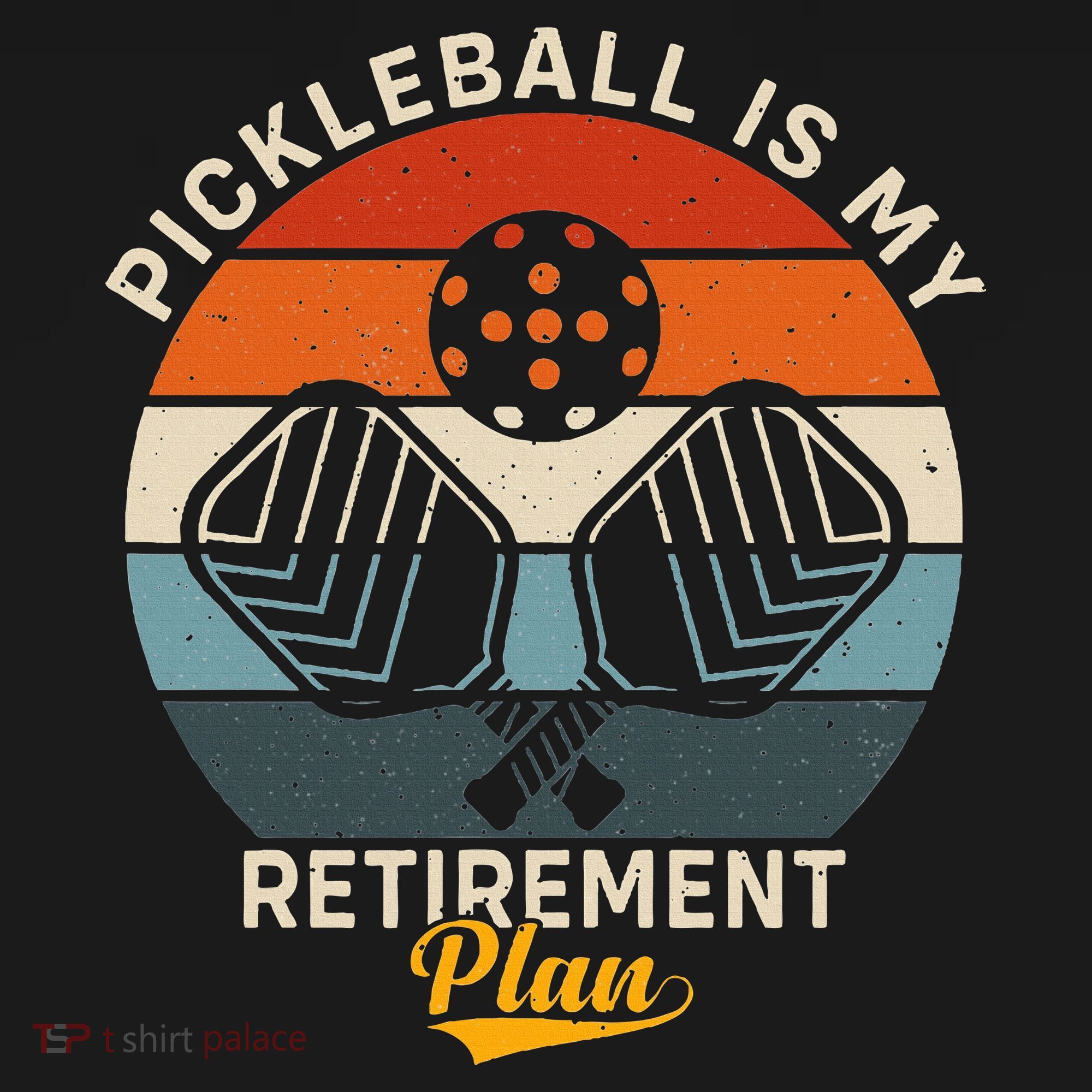 Pickleball Is My Retirement Plan Long Sleeve Pajama Set