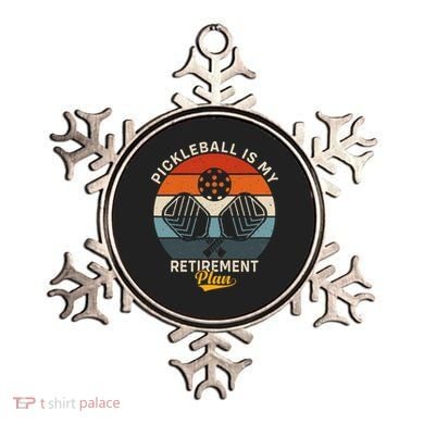 Pickleball Is My Retirement Plan Ornament