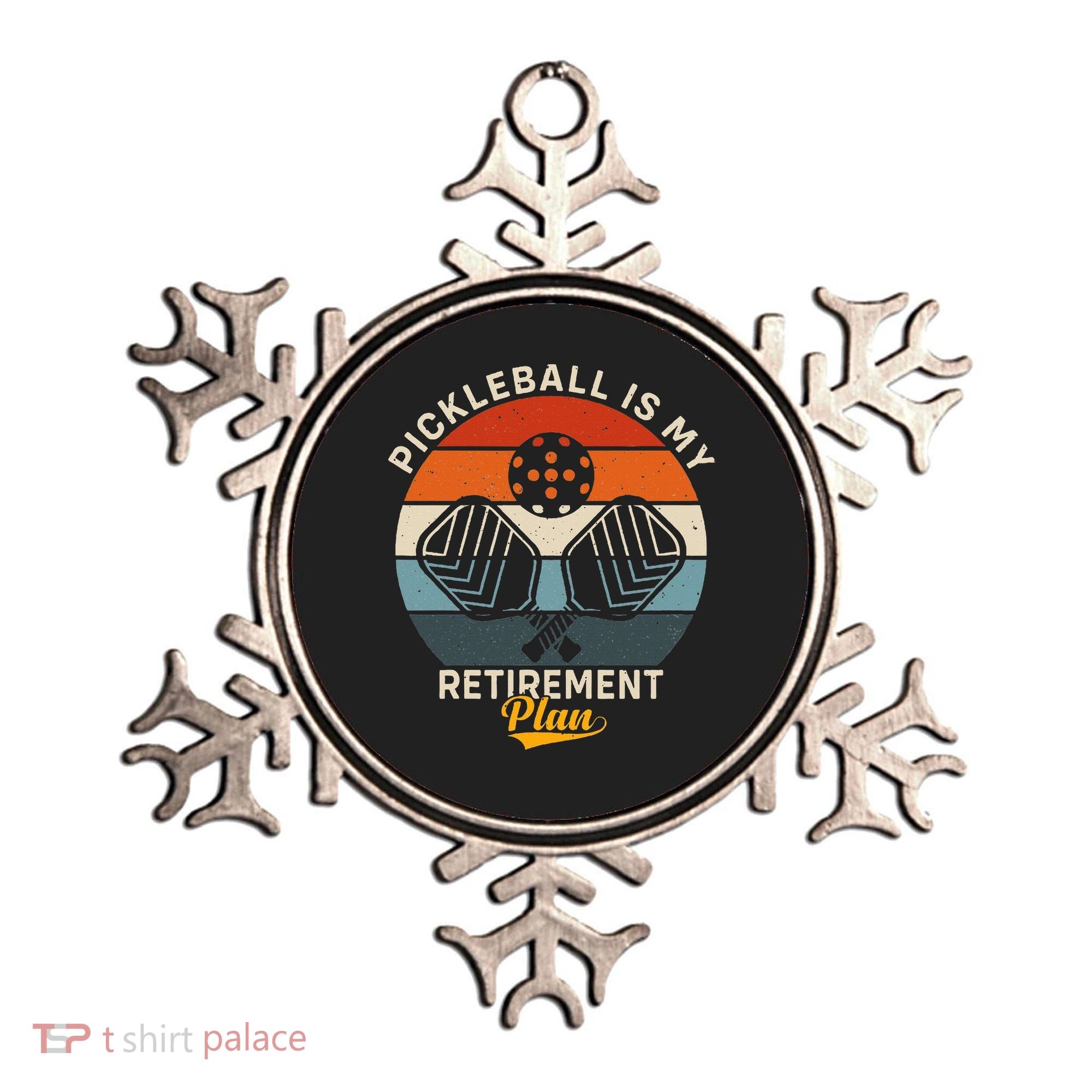 Pickleball Is My Retirement Plan Ornament