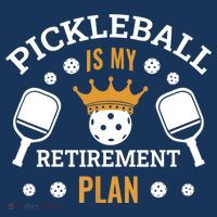 Pickleball Is My Retirement Plan Golf Towel thumb 3