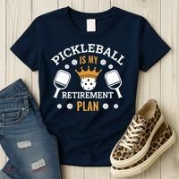 Pickleball Is My Retirement Plan Women's T-Shirt thumb 3