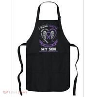 Purple In Memory Of My Son Drug Overdose Awareness Ribbon Apron thumb 0