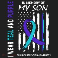 Parents In Memory Of Son Suicide Awareness Prevention Flag Tumbler thumb 3