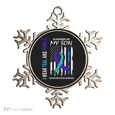 Parents In Memory Of Son Suicide Awareness Prevention Flag Ornament