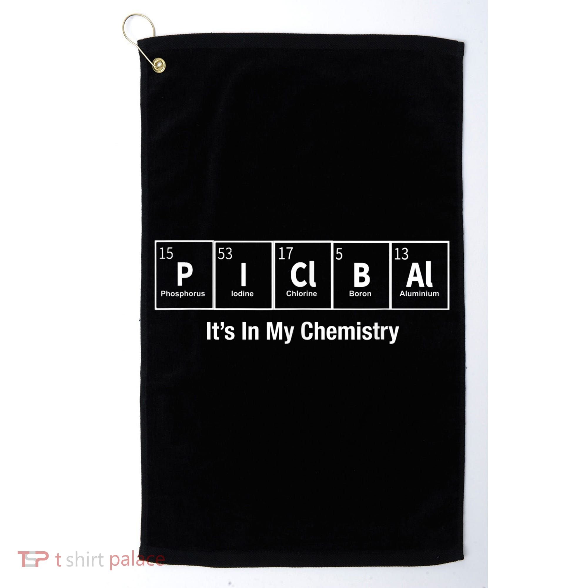 Pickleball In My Chemistry Funny Golf Towel