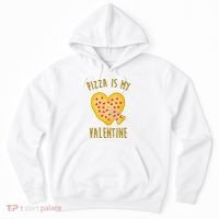 Pizza Is My Valentine Cute Heart Hoodie thumb 0