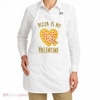 Pizza Is My Valentine Cute Heart Apron thumb 2