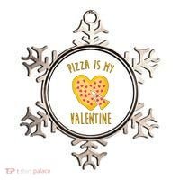 Pizza Is My Valentine Cute Heart Ornament thumb 0