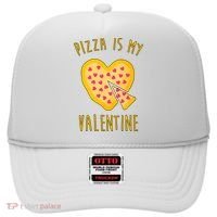 Pizza Is My Valentine Cute Heart Hat thumb 0