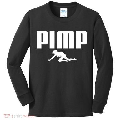 Pimp Logo Kids Long Sleeve Shirt