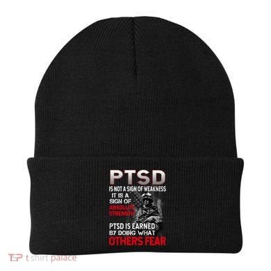 PTSD Is Not A Sign Of Weakness Support Military Troops Beanie