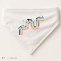Progress Is Not Linear USA-Made Doggie Bandana thumb 0