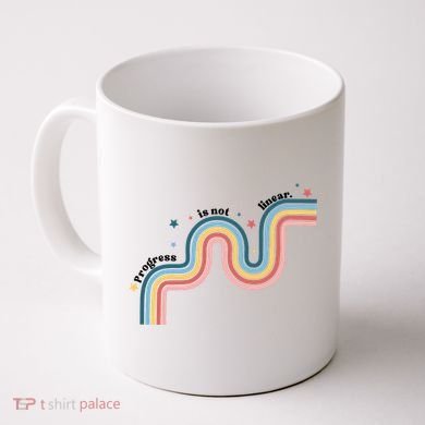 Progress Is Not Linear Coffee Mug