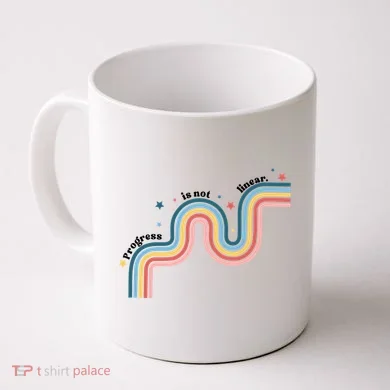 Progress Is Not Linear Coffee Mug